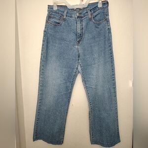 Levi's Perfectly Slimming 512 Women's Denim Cropped High Rise Jeans Sz 12